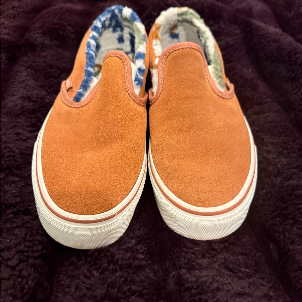 Vans western suede Slip-On Shoes - Burnt Orange